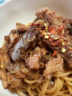 簡単!ワンパン!鯖缶旨辛パスタ-レシピのメイン写真