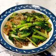 ターサイと豚肉のオイスターソース炒め