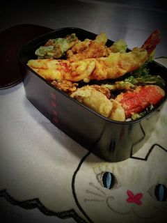 おじさんの天丼弁当!❨(@≧↺≦@)❩ノ-レシピのメイン写真