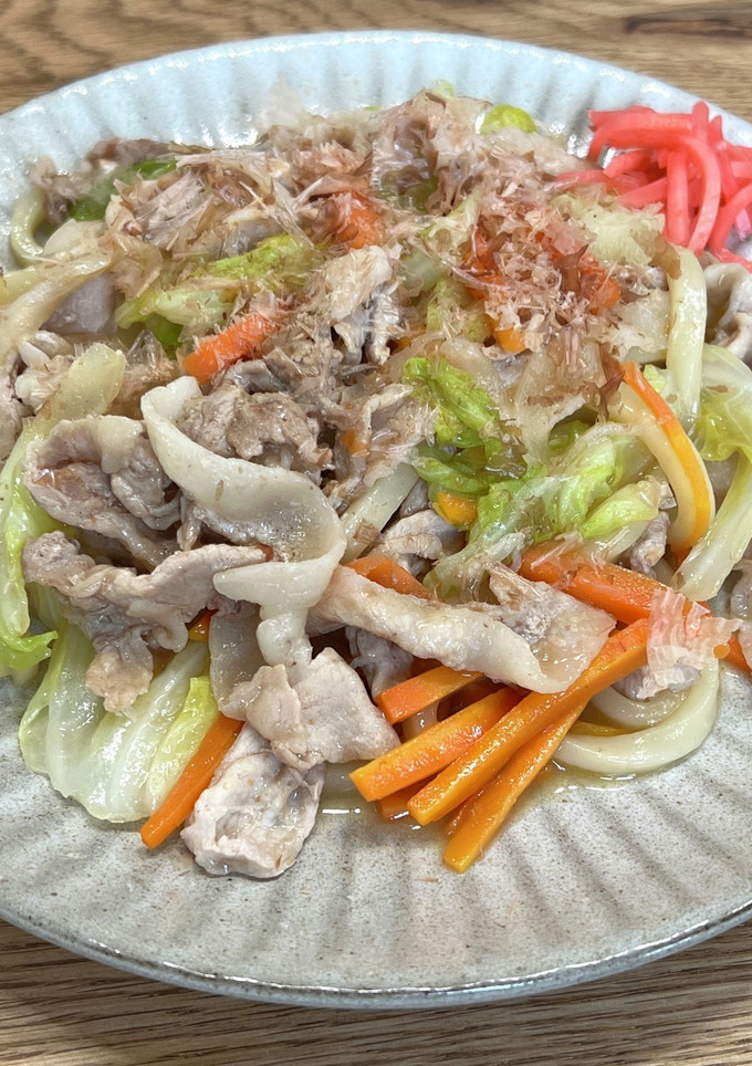 和風焼きうどん-レシピのメイン写真