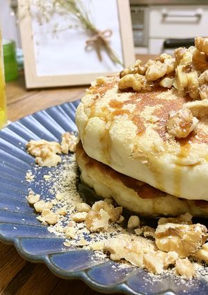 【使いきり】もちもちホットケーキ-レシピのメイン写真