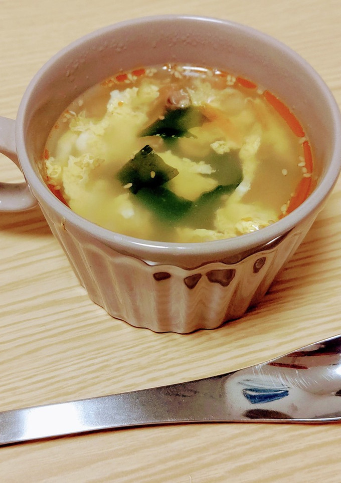 【使いきり】しいたけ軸とにんじん皮スープ-レシピのメイン写真