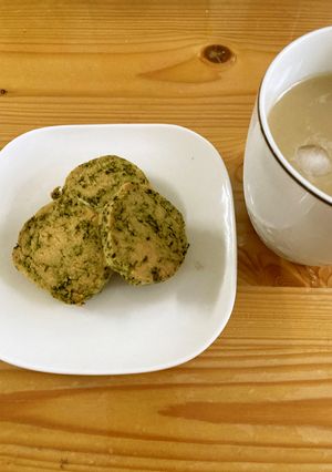 【使いきり】お茶の葉クッキー-レシピのメイン写真