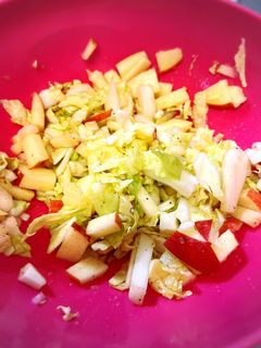 白菜とりんごのサラダ-レシピのメイン写真