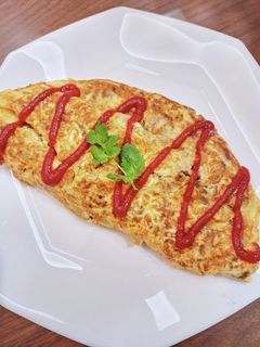 昔ながらの挽肉オムレツ-レシピのメイン写真