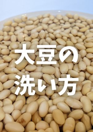 【大豆】大豆の洗い方-レシピのメイン写真