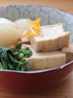 簡単♪美味♪懐かしい味の蕪と厚揚げの煮物-レシピのメイン写真