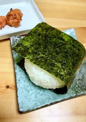 おにぎり　焼き明太子（炙り明太子）-レシピのメイン写真
