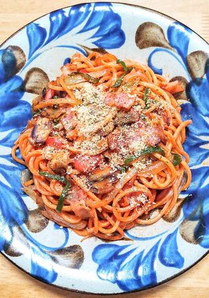 国際的な指揮者さんのスパゲティナポリタン-レシピのメイン写真