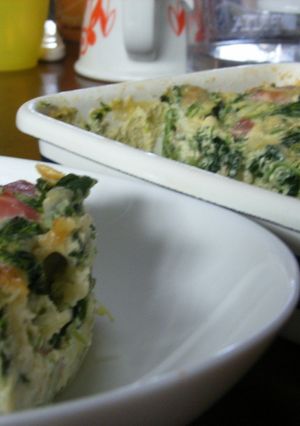 ♡朝食にほうれん草とベーコンのキッシュ♡-レシピのメイン写真