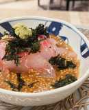 【博多】二度美味しい鯛茶漬け〜タレ最高〜
