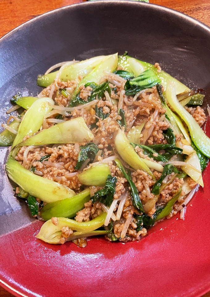 タレが絡む☆青梗菜とモヤシの中華炒め-レシピのメイン写真