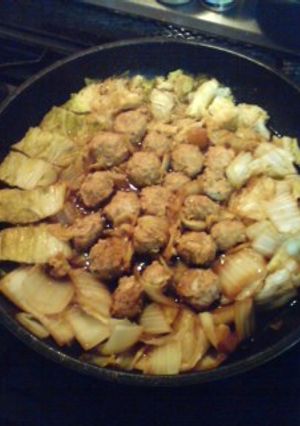 白菜と鶏団子のさっぱり煮-レシピのメイン写真