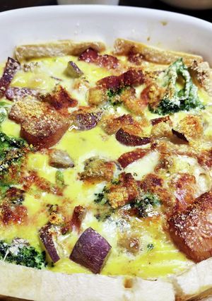 太らない?!豆乳と麸のキッシュ♪-レシピのメイン写真