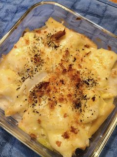 白菜とじゃがいものマカロニグラタン-レシピのメイン写真