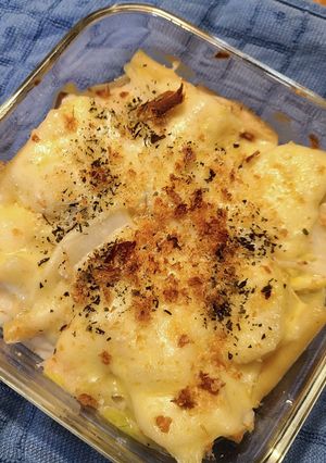 白菜とじゃがいものマカロニグラタン-レシピのメイン写真