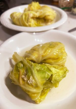 春キャベツ＆鶏ひき肉で和風ロールキャベツ-レシピのメイン写真
