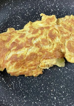 白ネギの卵焼き-レシピのメイン写真