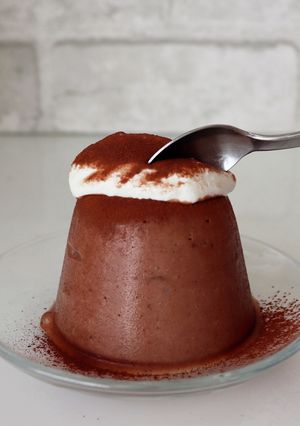 材料3つのチョコバナナプリン-レシピのメイン写真