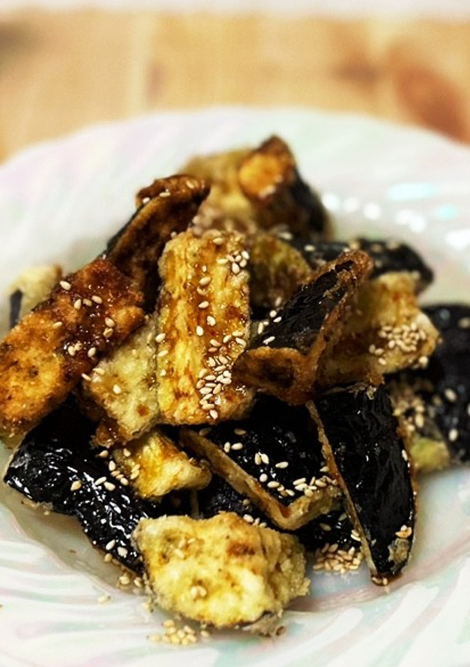 【簡単】揚げ茄子の甘辛タレ和え-レシピのメイン写真