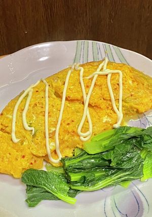キムチとチーズのオムレツ-レシピのメイン写真