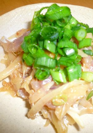 あじと玉ねぎの酢味噌和え-レシピのメイン写真