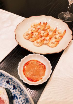 簡単#茹で海老をわさびオーロラソースで-レシピのメイン写真