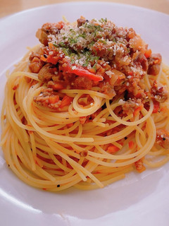 大豆ミートで糖質オフ!ボロネーゼ-レシピのメイン写真