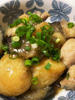 鶏もも肉となすとじゃがいもの甘辛煮-レシピのメイン写真