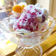 フルーツたっぷり♪フローズンヨーグルト