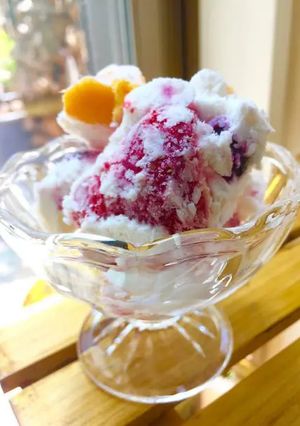 フルーツたっぷり♪フローズンヨーグルト-レシピのメイン写真