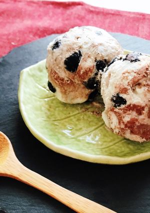 おせちの残りで！黒豆シナモンチーズアイス-レシピのメイン写真