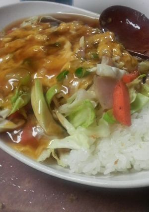 キャベツたっぷり卵のあんかけ♪-レシピのメイン写真