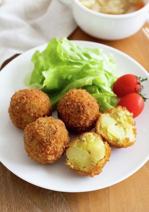 ソース要らず☆カレーポテトコロッケ。-レシピのメイン写真