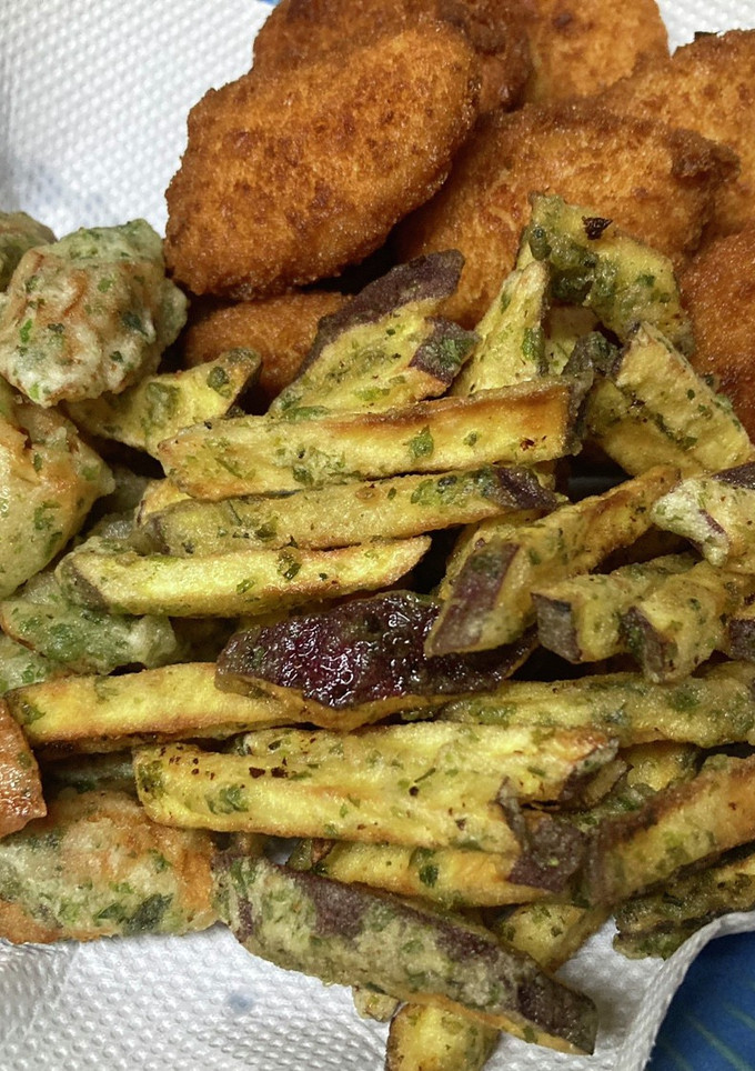 かんたんちくわとさつまいもの磯辺揚げ-レシピのメイン写真