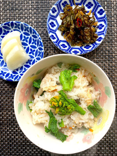 菜の花の炊き込みご飯-レシピのメイン写真