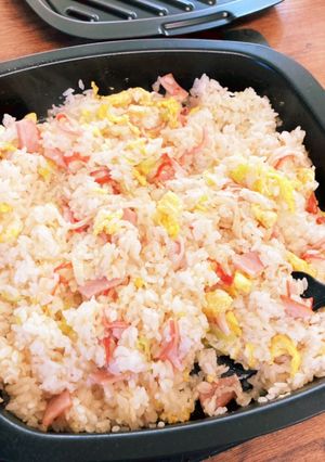 アラジントースターで炊く時短チャーハン-レシピのメイン写真