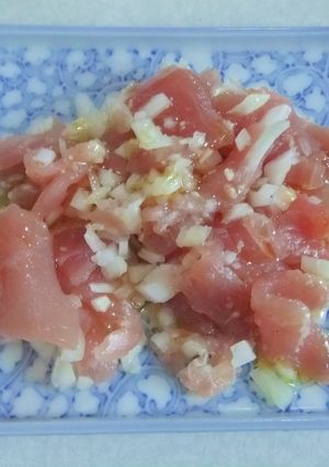 マグロのカルパッチョ風-レシピのメイン写真