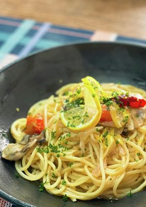 牡蠣レモンペペロンチーノ-レシピのメイン写真