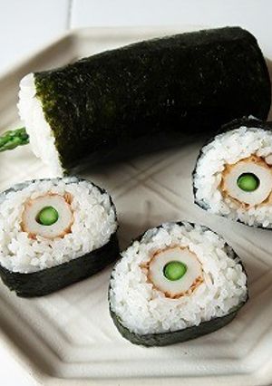 ちくわアスパラ海苔巻き（恵方巻）-レシピのメイン写真
