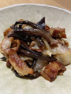 カリカリ豚肉ときくらげザーサイ炒め -レシピのメイン写真