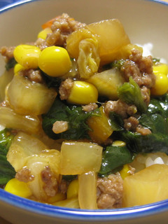 簡単すぎ☆肉野菜丼-レシピのメイン写真