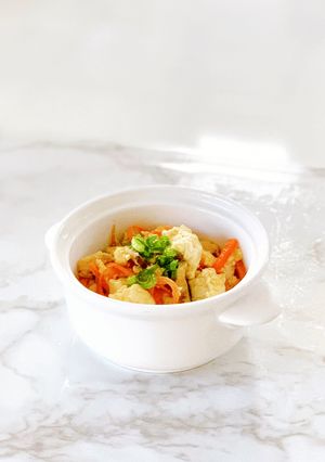 家計に優しい簡単炒り豆腐-レシピのメイン写真