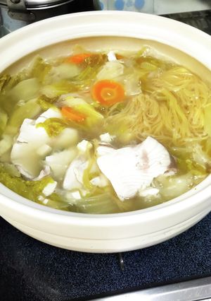 鍋の締めに豆麺-レシピのメイン写真