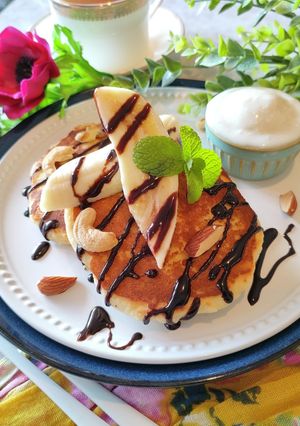 グルテンフリーココナッツミルクパンケーキ-レシピのメイン写真