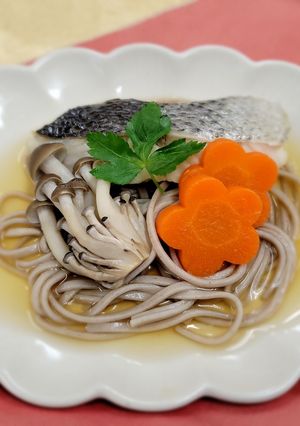 冬に温かい蒸し物でほっこり!魚の信州蒸し-レシピのメイン写真