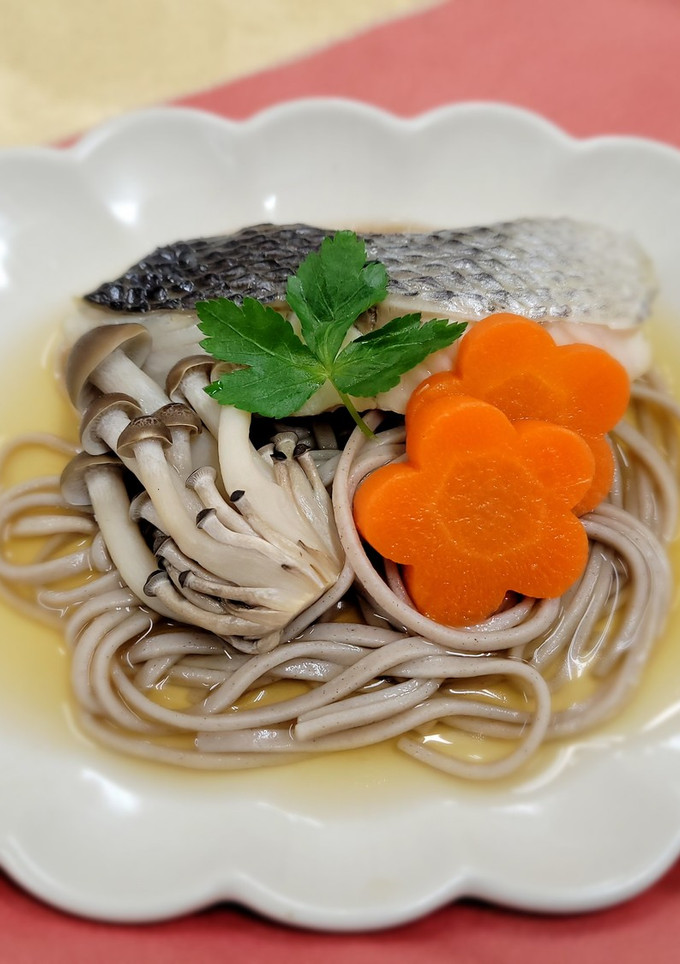 冬に温かい蒸し物でほっこり！魚の信州蒸し-レシピのメイン写真
