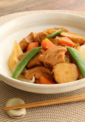 車麩の肉じゃが風-レシピのメイン写真