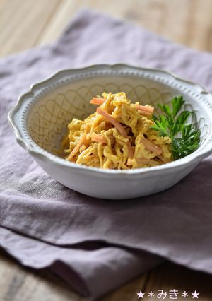 切り干し大根のカレー風味サラダ☆-レシピのメイン写真