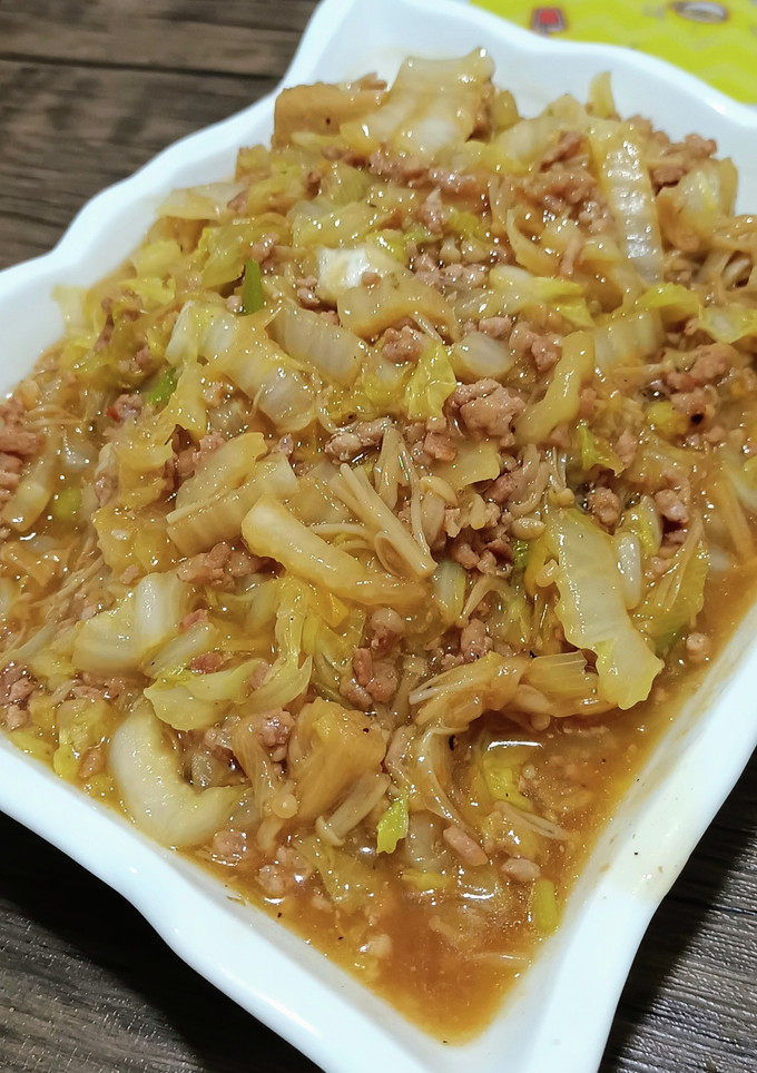 白菜とえのきの中華炒め-レシピのメイン写真
